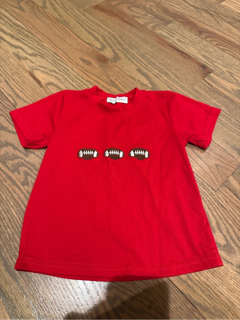 embroidered football shirt